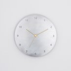 作品【受注製作】壁掛け時計−タイプ2   数字入りタイプ　minimal wall clock <DISK-type2> / numberd version