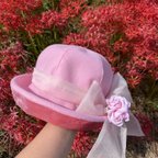 作品Edma hat【エドマハット】ALL PINK