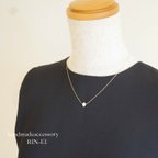 作品「世界に1つだけの形」天然淡水バロックパールの一粒PearlNecklace