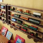 作品後ろ部分のみ【トレイン型ウォールシェルフ】TRAIN SHELF