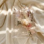 作品Original clear minibouquet bag  “bloom” 02