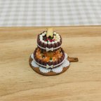 作品フルーツチョコのシャルロットケーキ 〜くまさんのクッキー 〜