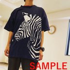 作品[現物サンプル商品] Tシャツ_シマウマ_Lサイズ