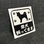 作品柴犬 飼ってます カッティングステッカー