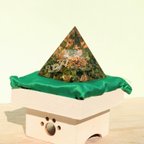 作品金木犀入り　龍のピラミッド（小）　辰年　干支置物　正月飾り