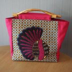 作品pink african bag