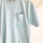 作品おちょこの夏空Tシャツ　（ユニセックス）