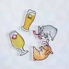 作品〈セミオーダー〉酔いどれうさぎのイヤリング/ピアス