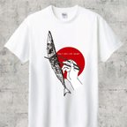 作品秋刀魚とお箸　半袖Tシャツ