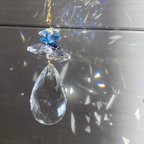 作品 【日常に煌めきを✧︎*。】幸運引き寄せ♡上質なクリスタルガラスが煌めく シンプル  サンキャッチャー  