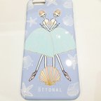 作品☆再販3☆海と真珠　スマホケース　