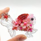 作品桜錦の胸キュン♡金魚ブローチ