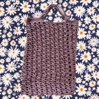 作品【Flat cotton knit bag】pram