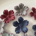 作品花びら　ハンドメイド　パーツ　フラワー　カボション