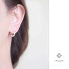 作品SV カレンシルバーカットビーズイヤリング - type2「Karen Silver Beads Earrings」