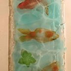 作品水面の金魚