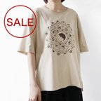 作品SALE!! ねこの曼荼羅ビッグビッグシルエットT