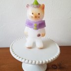 作品ねこちゃんcandle〜むらさきのリボン〜