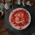 作品ストロベリーローチーズケーキ🍓