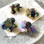 作品【NEW】4pcs★charm・spangle short tassel（スパンコールタッセルチャーム）