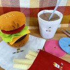 作品【1点限り即日配送！】ハンバーガーセット🍔🍟🥤