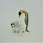 作品【送料無料】絵画「コウテイペンギンです。よろしく。」