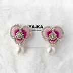 作品刺繍ピアス