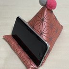 作品【送料無料】人気和柄スマホクッション