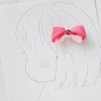 作品❤︎ribbon hair clip❤︎プリンセスリボンヘアクリップピン③