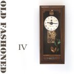 作品OLD FASHIONED Ⅳ レトロで小さな掛け時計　インテリア ノスタルジック　#004
