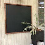 作品木製枠の大きめ黒板　正方形　１１色より　　　　☆　ブラックボード