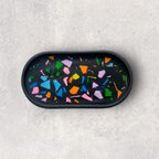 作品Terrazzo oval tray 