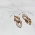 作品#9 チェーンピアス アクリルビーズ