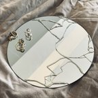 作品【新年度値下げ】interior round mirror(fake_gintsugi)