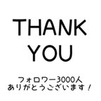 作品◆感謝◆フォロワーが3000人達成しました！