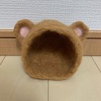 作品 完売御礼！Ｌサイズリニューアル！ハムスターの寝床【ハムスターだってクマ】ブラウン