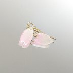 作品桜の花びらピアス