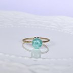 作品❇︎ 天然石 ❇︎ アマゾゾナイトのリング  Minette☆ RING080  ❇︎ フリーサイズ 指輪 ❇︎