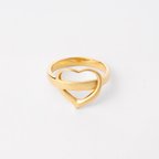 作品heart arrow ring / gold