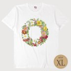 作品XL〔T0001〕Les Roses（574512）／ルドゥーテ／バラ／薔薇／ローズ／【Les Roses Collection】S M L XL Tシャツ