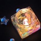 作品Twinkle star candle  宇宙や虹、魔法をイメージしたキャンドル