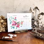 作品Botanical Desk Calendar 2022 卓上ボタニカルカレンダー2022