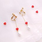 作品♡ハートの涙のピアス/イヤリング♡