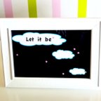 作品let it beポストカード