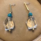 作品clear & turquoise  pierce