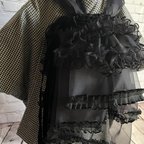 作品七五三用被布　メロウ被布　黒い被布