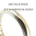 作品アール‐デコ【(フランス)art déco】調のリング 《装飾美術》1個