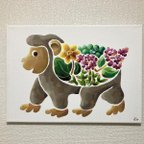 作品花サル