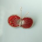 作品chou brooch / scarlet