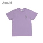 作品ビッグTシャツ/半袖【チューリップ】light purple
